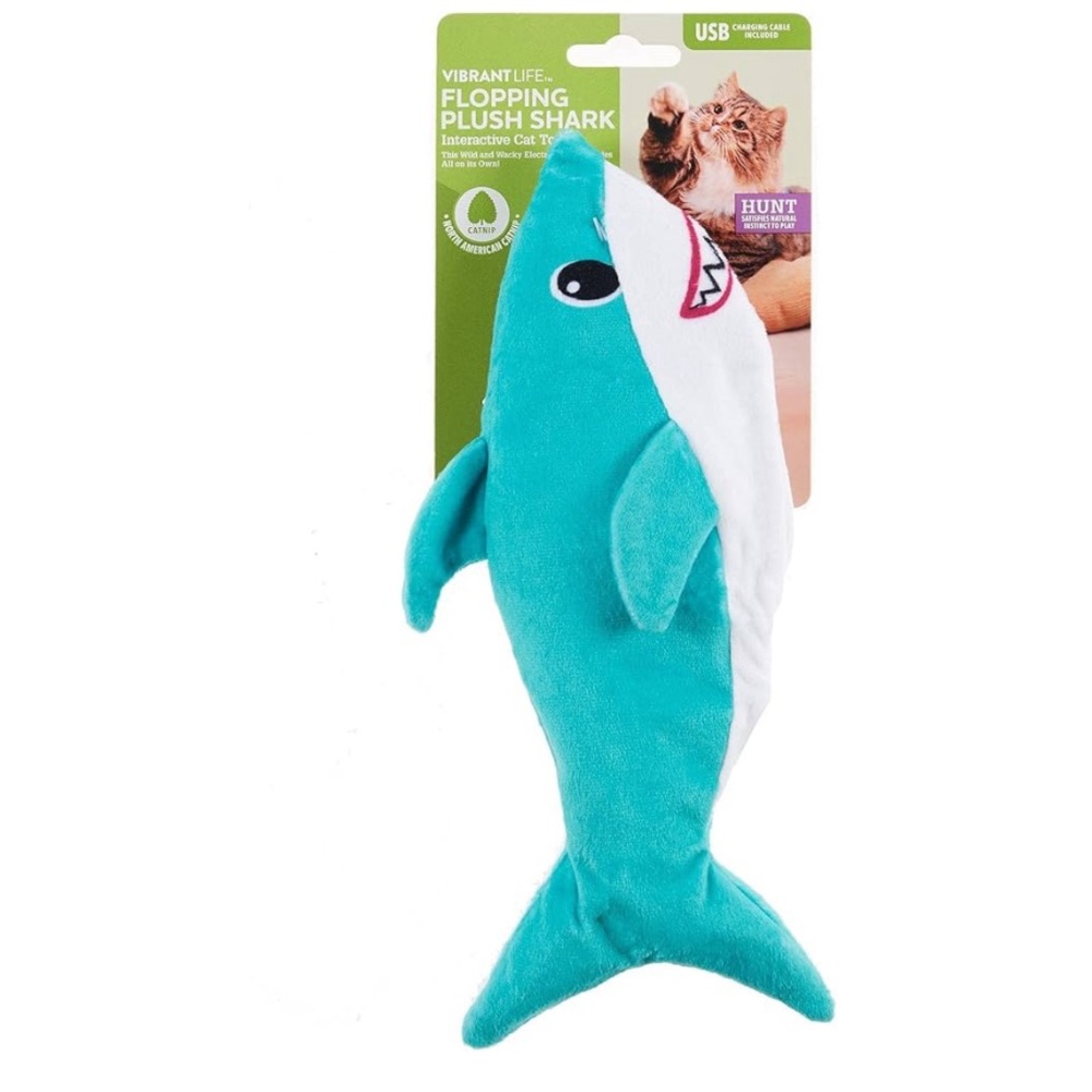 Vibrant Life Flipper Interactive Electric Realistic Flopping WigglingFish Catnip